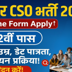 Bihar CSO Vacancy 2025