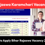 Apply for Bihar Rajaswa Karamchari Vacancy 2025 under BSSC. Check eligibility, age limit, selection process, syllabus, and online application details for 3559 Revenue Department posts.