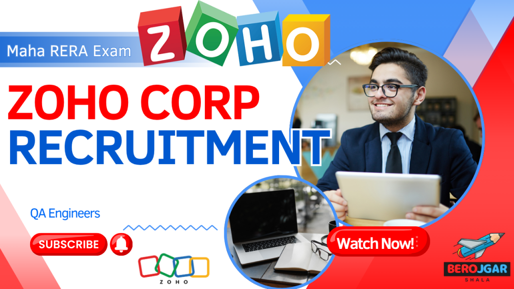 Zoho Hiring QA Engineers in India 2025 — Apply Now (Full-Time)